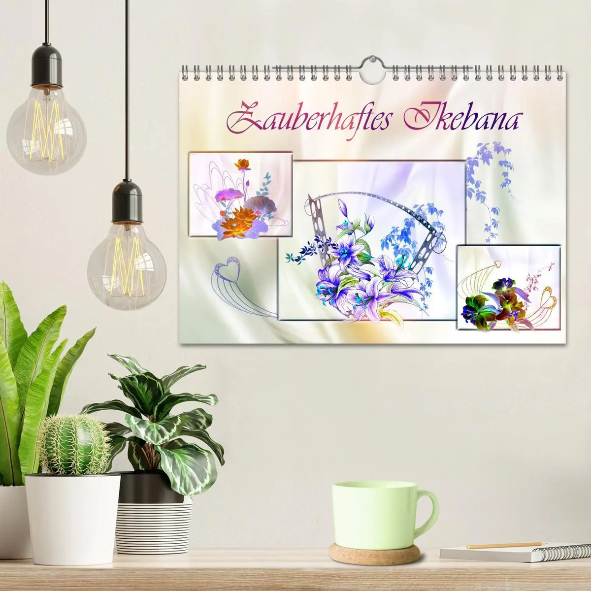 Bild: 9783457828328 | Zauberhaftes Ikebana (Wandkalender 2026 DIN A4 quer), CALVENDO...