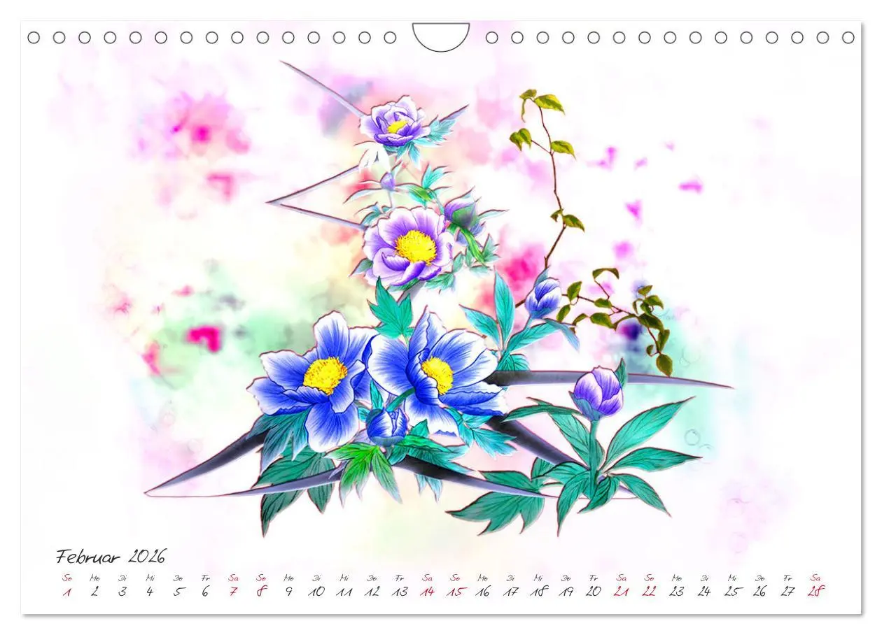 Bild: 9783457828328 | Zauberhaftes Ikebana (Wandkalender 2026 DIN A4 quer), CALVENDO...