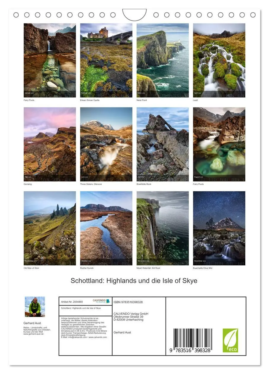 Bild: 9783516398328 | Schottland: Highlands und die Isle of Skye (Wandkalender 2026 DIN...