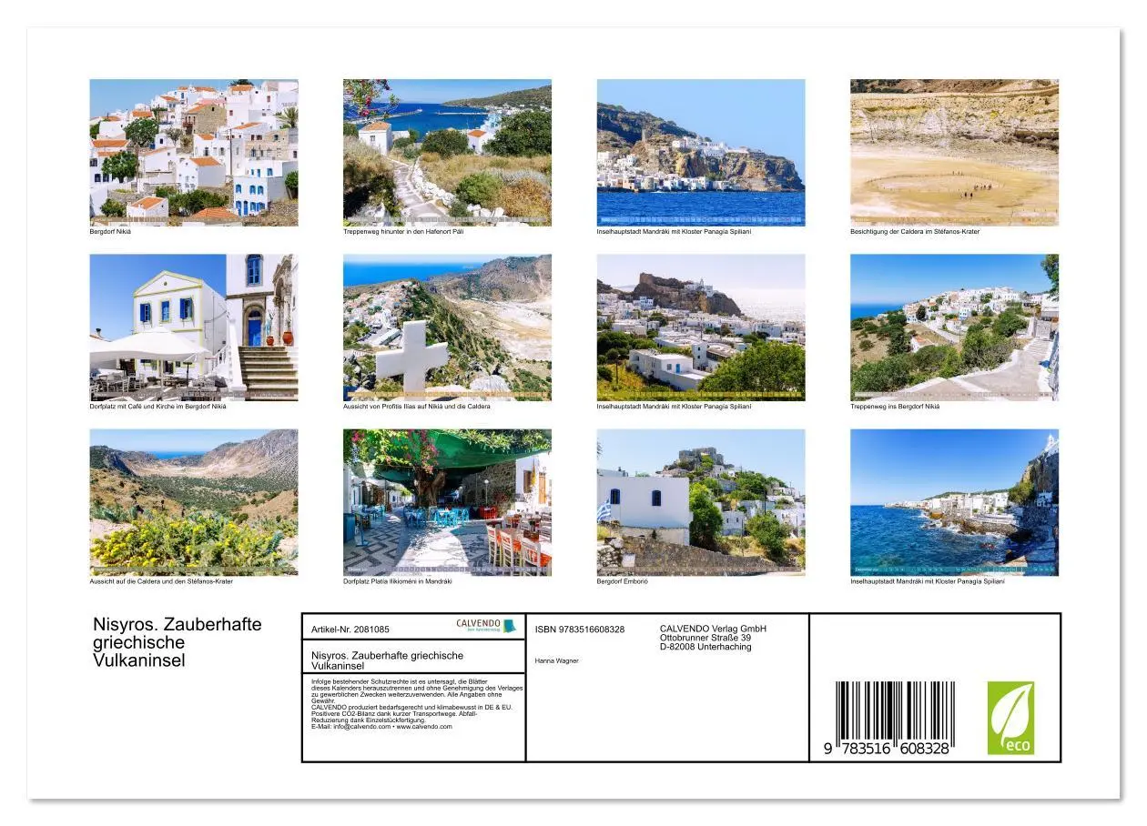 Bild: 9783516608328 | Nisyros. Zauberhafte griechische Vulkaninsel (Wandkalender 2026 DIN...