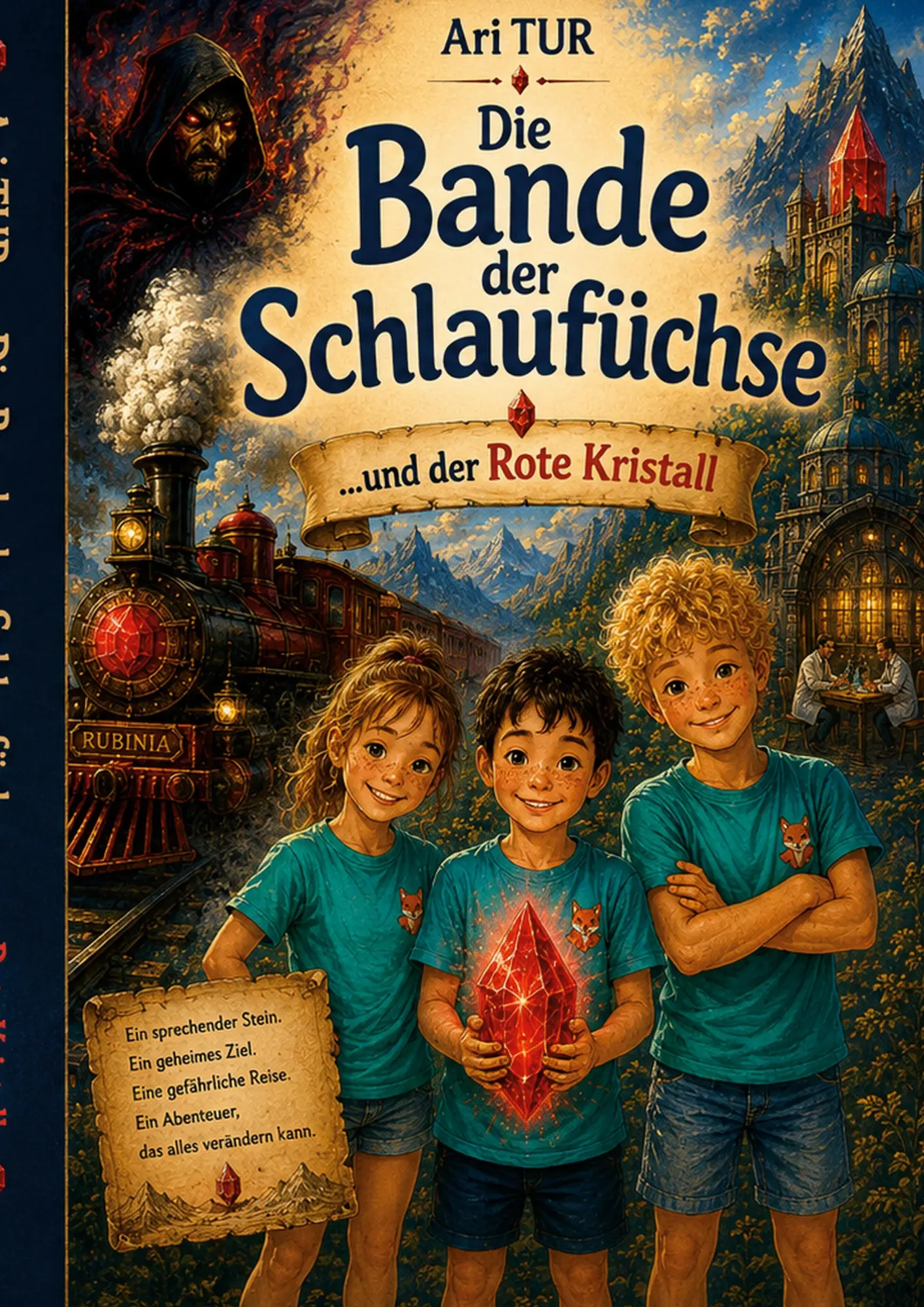 Cover: 9783696728328 | Die Bande der Schlaufüchse | Der Rote Kristall | Ari Tur | Taschenbuch