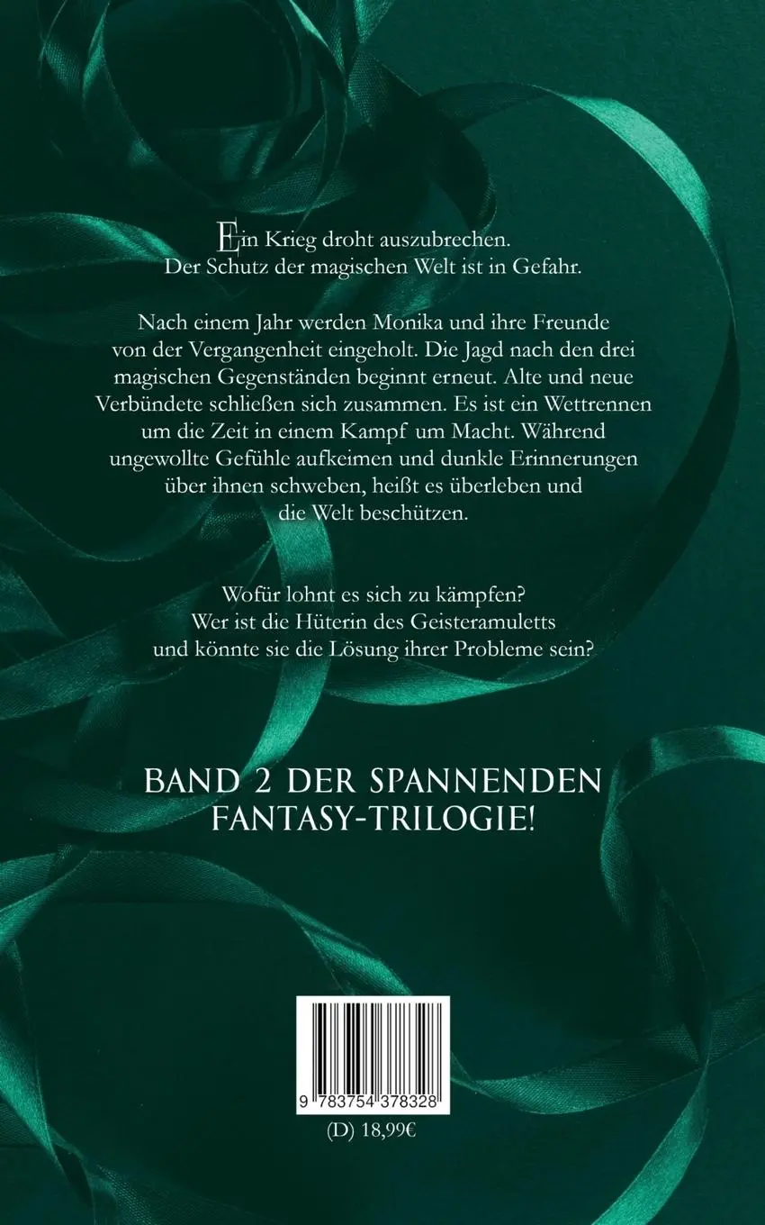 Rückseite: 9783754378328 | Die Hüterin des Geisteramuletts | Johanna Tiefenbacher | Taschenbuch