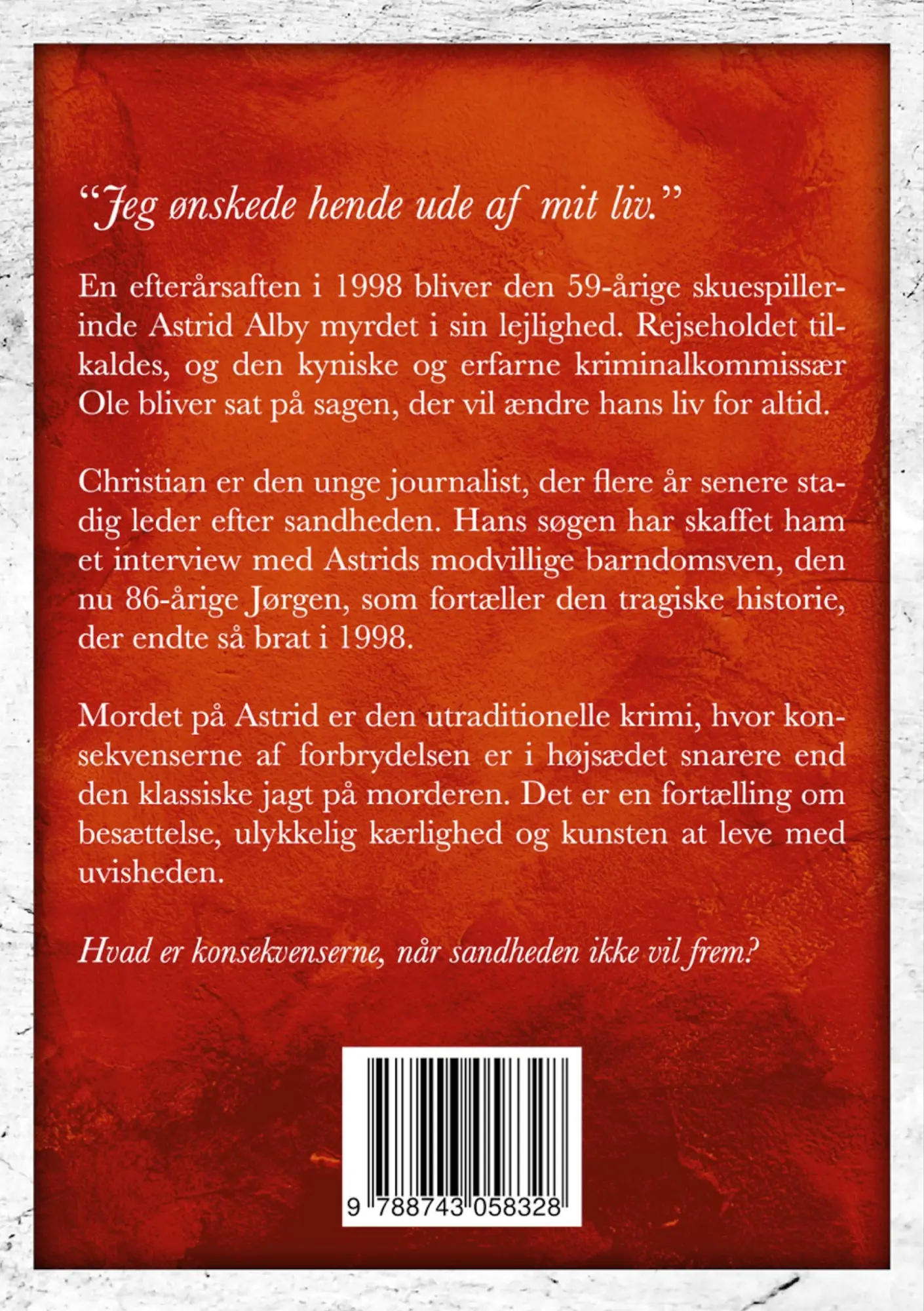 Rückseite: 9788743058328 | Mordet på Astrid | Duprée Bigum | Taschenbuch | Dänisch | 2024