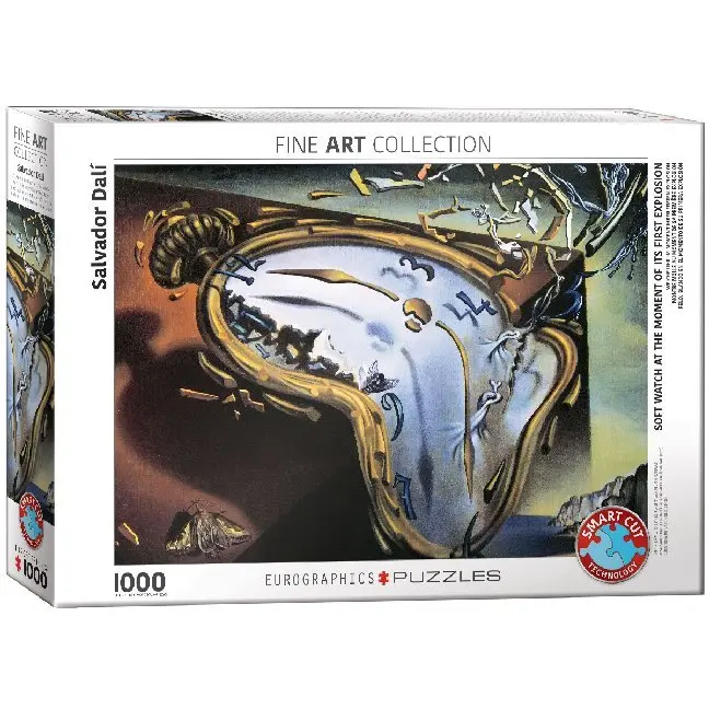 Cover: 628136608428 | Weiche Uhr im Moment ihrer ersten Explosion (Puzzle) | Salvador Dali