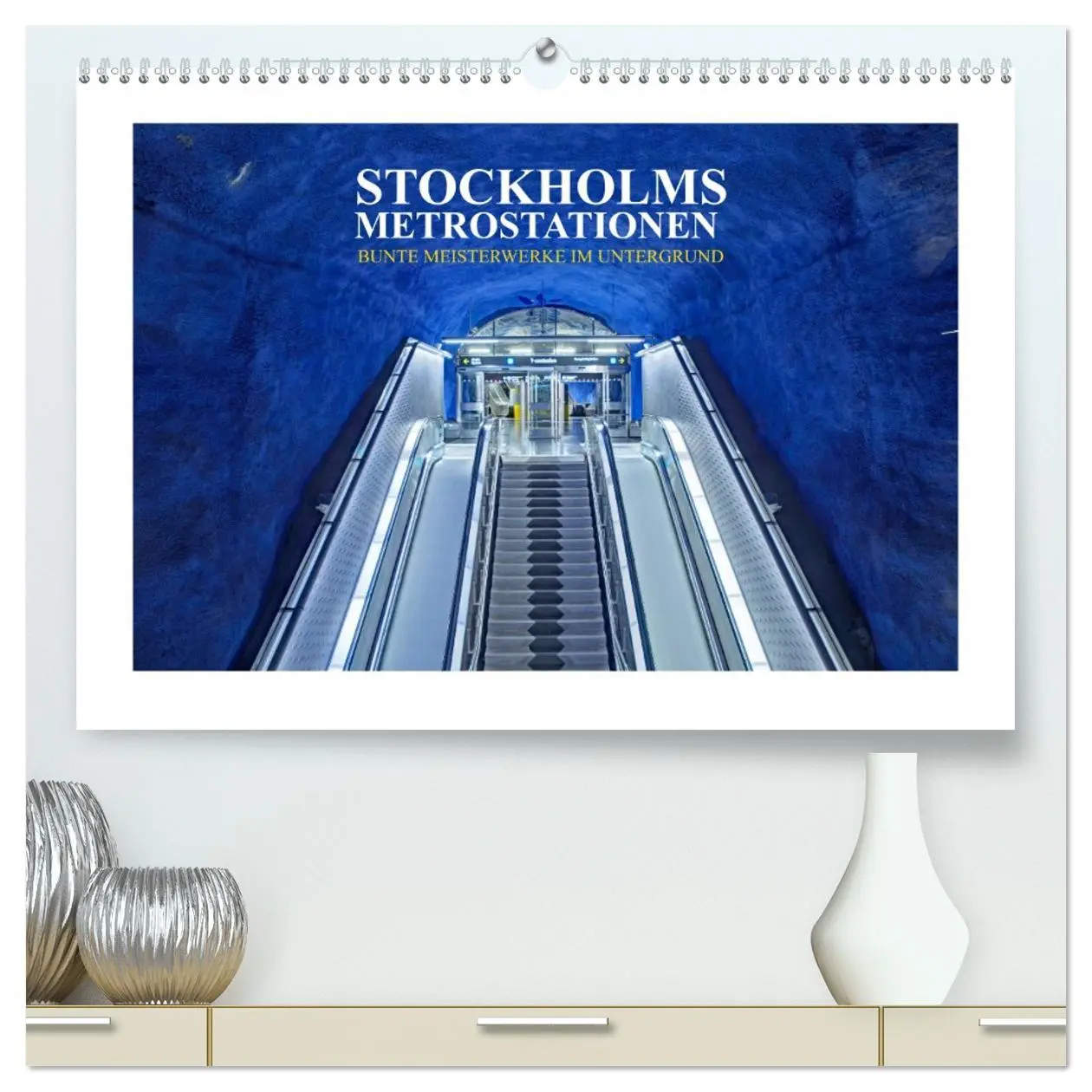 Cover: 9783457678428 | Stockholms Metrostationen - Bunte Meisterwerke im Untergrund...