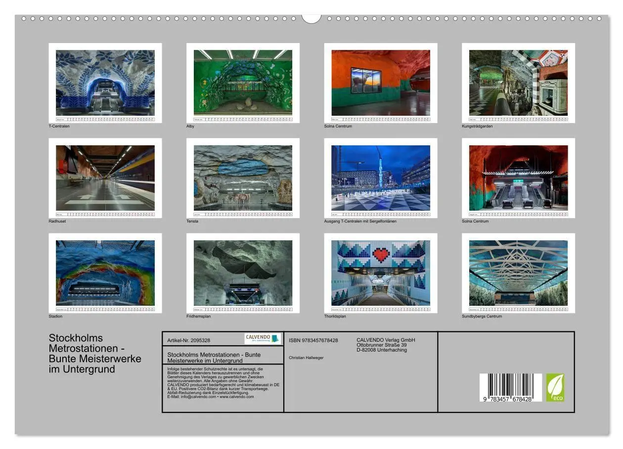 Bild: 9783457678428 | Stockholms Metrostationen - Bunte Meisterwerke im Untergrund...