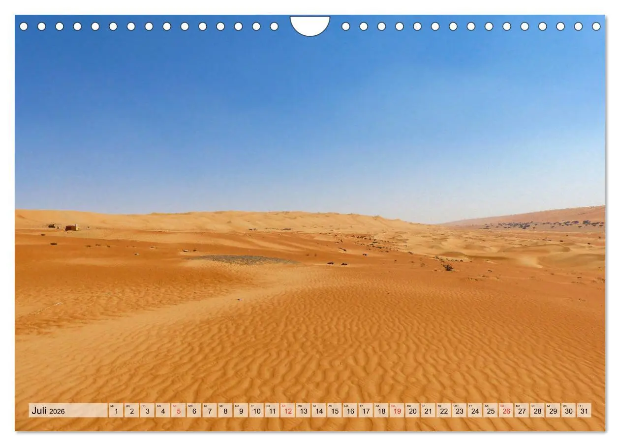 Bild: 9783457748428 | Oman - Impressionen (Wandkalender 2026 DIN A4 quer), CALVENDO...