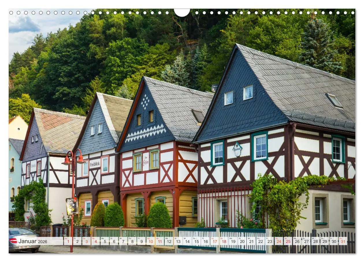 Bild: 9783457818428 | Bad Schandau Impressionen (Wandkalender 2026 DIN A3 quer), CALVENDO...