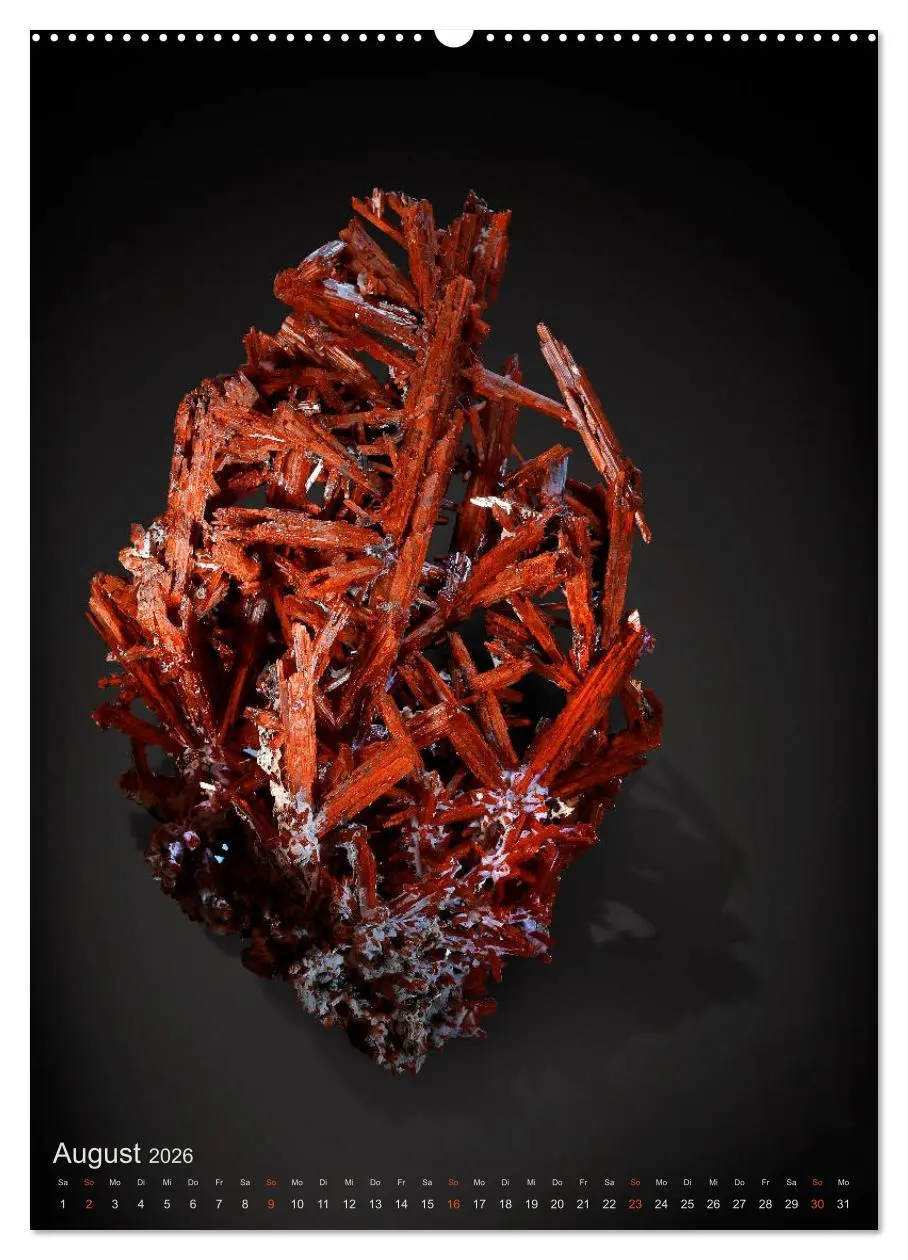 Bild: 9783516388428 | ZAUBERHAFTE MINERALIEN designed by nature (Wandkalender 2026 DIN A2...