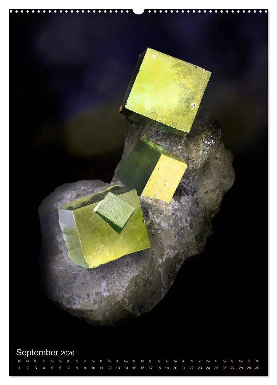 Bild: 9783516388428 | ZAUBERHAFTE MINERALIEN designed by nature (Wandkalender 2026 DIN A2...