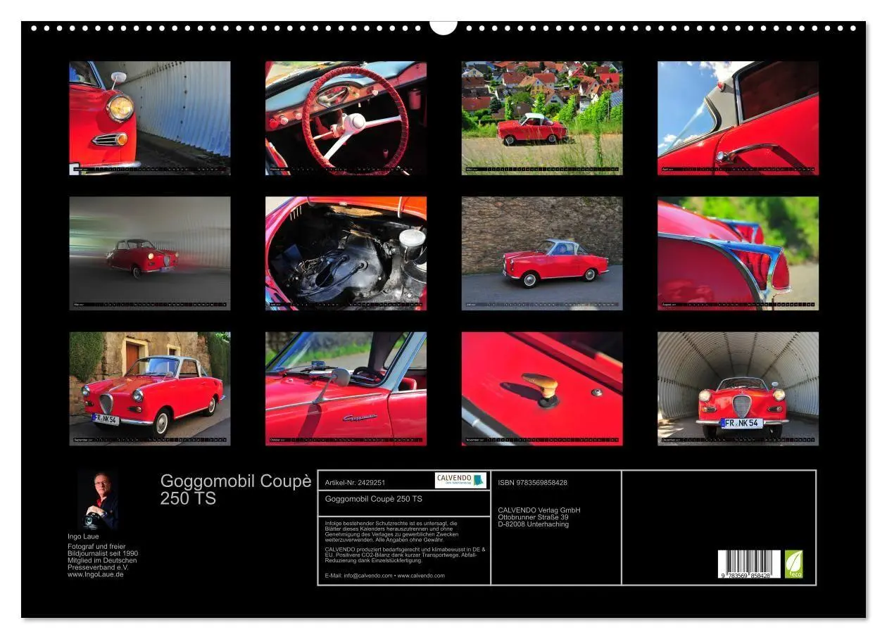 Bild: 9783569858428 | Goggomobil Coupè 250 TS (Wandkalender 2027 DIN A2 quer), CALVENDO...