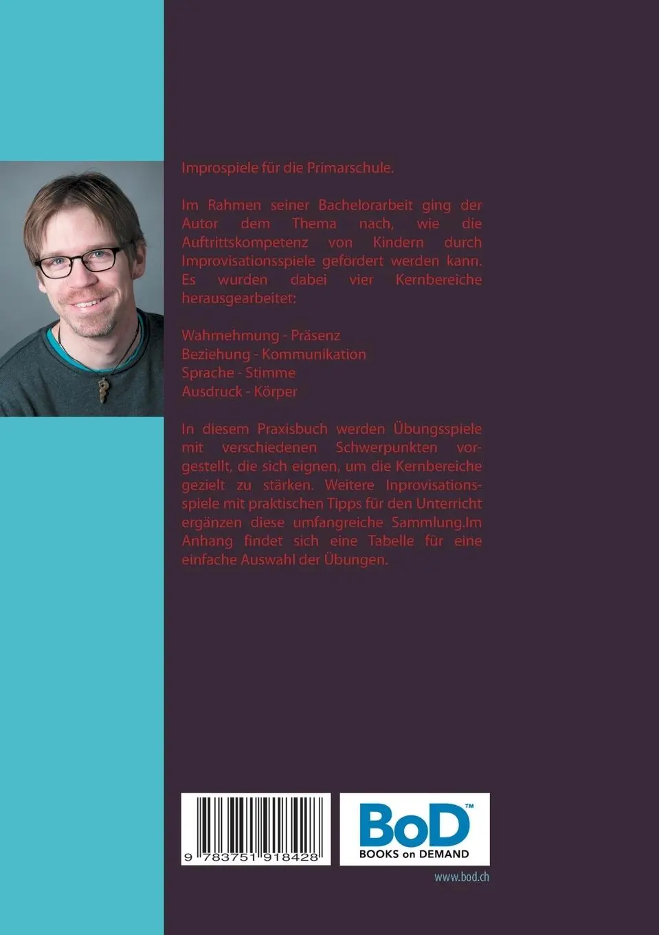 Rückseite: 9783751918428 | Improvisationsspiele für die Primarschule | Martin Keller | Buch