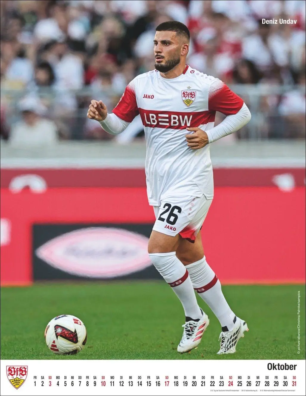 Bild: 9783756418428 | VfB Stuttgart Posterkalender 2027 | Heye | Kalender | Spiralbindung