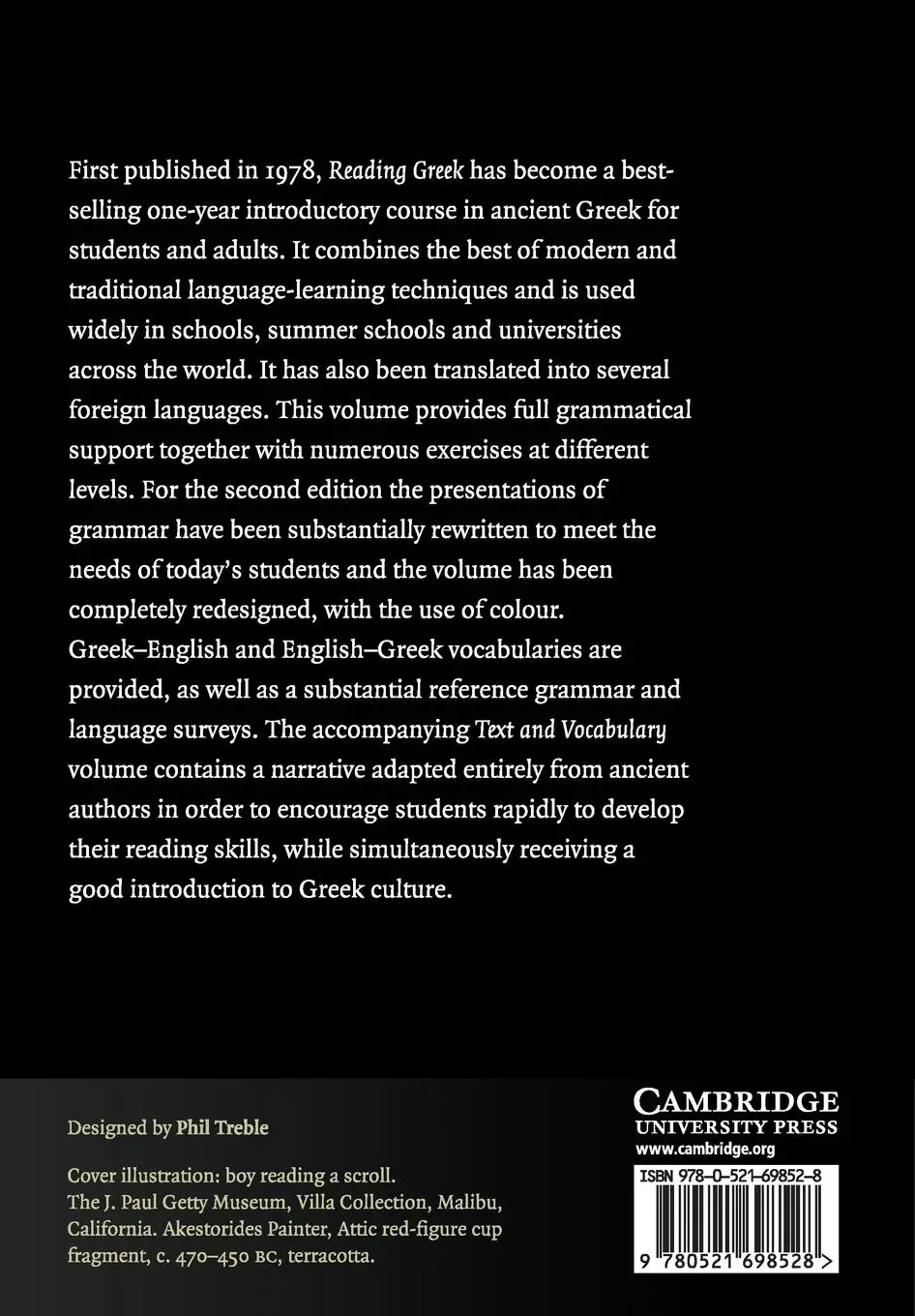 Rückseite: 9780521698528 | Reading Greek Grammar Exercise 2ed | Teachers | Taschenbuch | Englisch