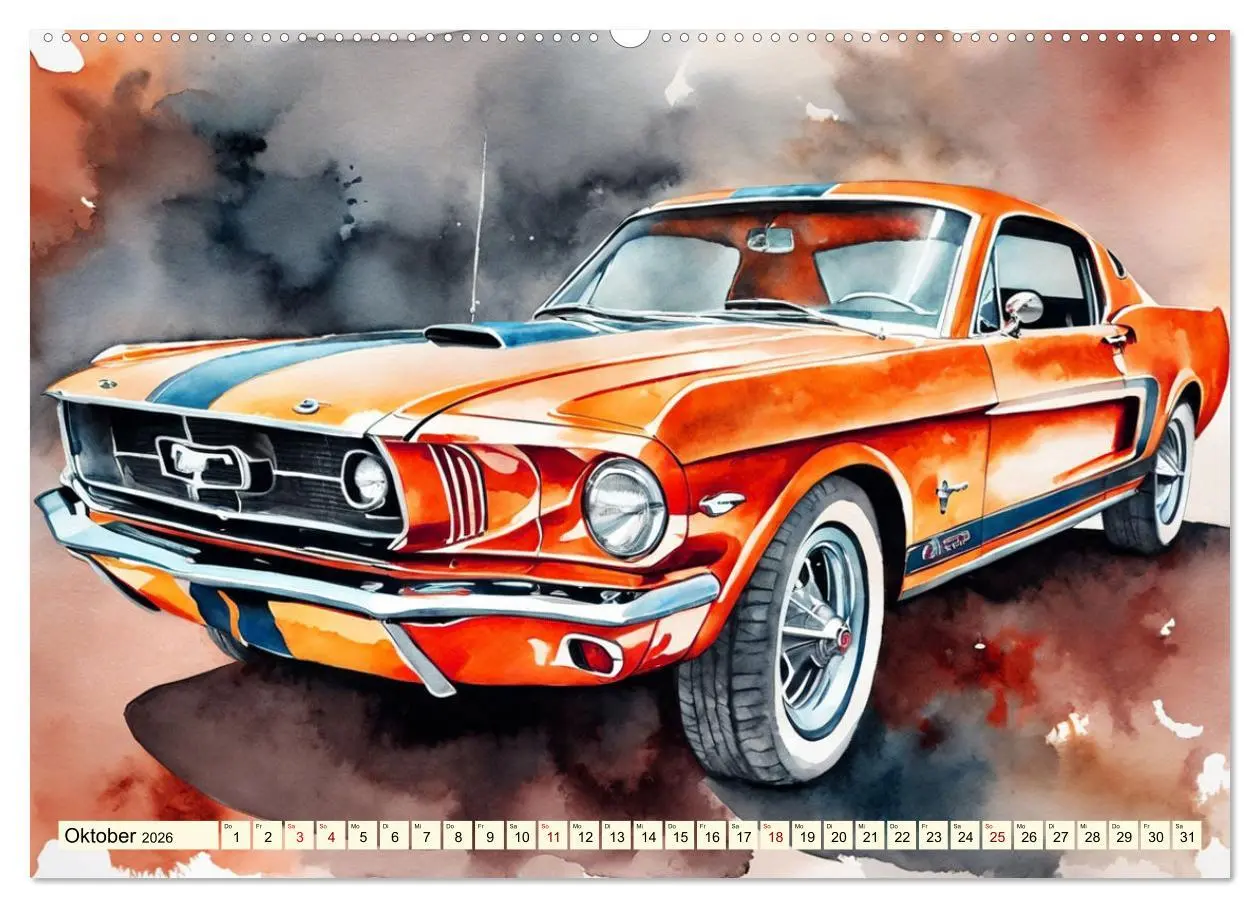 Bild: 9783457428528 | Oldtimer - Kultmodelle aus den 1960er Jahren (Wandkalender 2026 DIN...
