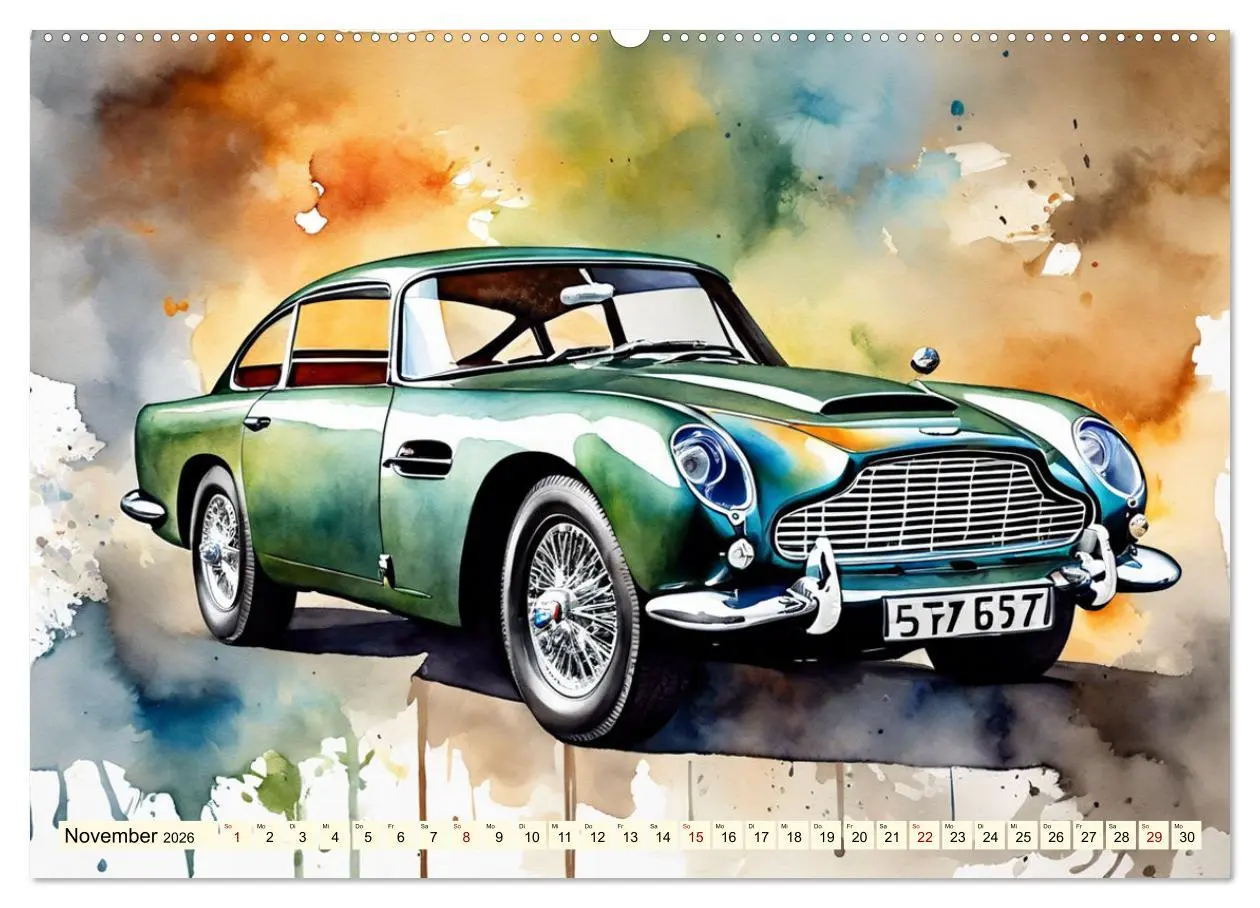 Bild: 9783457428528 | Oldtimer - Kultmodelle aus den 1960er Jahren (Wandkalender 2026 DIN...