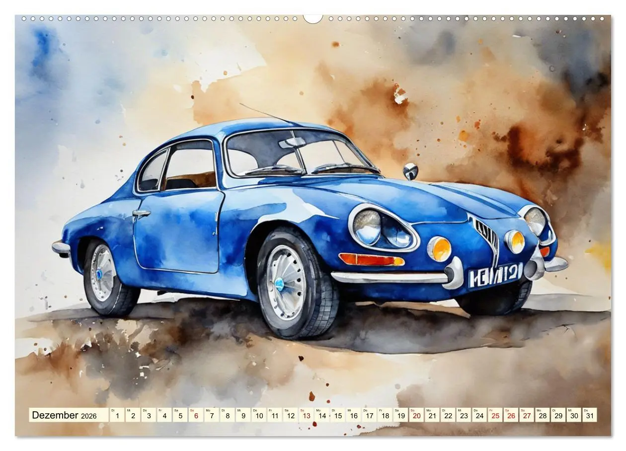 Bild: 9783457428528 | Oldtimer - Kultmodelle aus den 1960er Jahren (Wandkalender 2026 DIN...