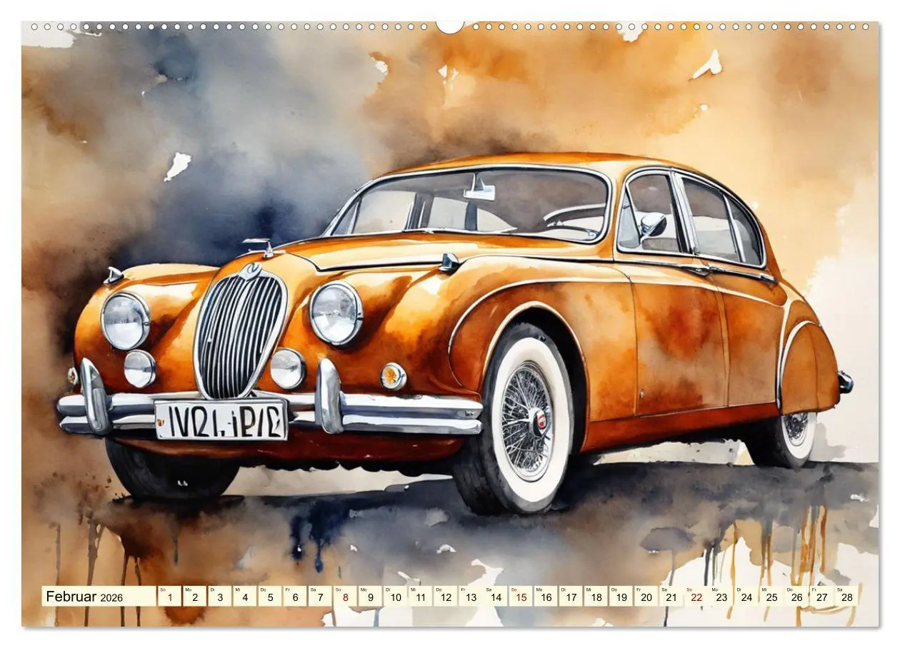 Bild: 9783457428528 | Oldtimer - Kultmodelle aus den 1960er Jahren (Wandkalender 2026 DIN...