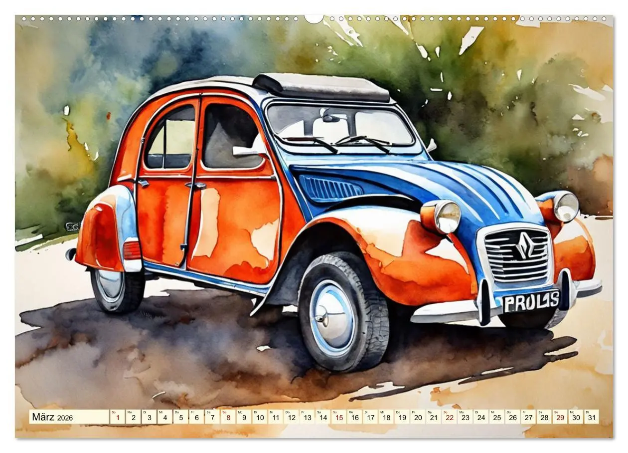 Bild: 9783457428528 | Oldtimer - Kultmodelle aus den 1960er Jahren (Wandkalender 2026 DIN...