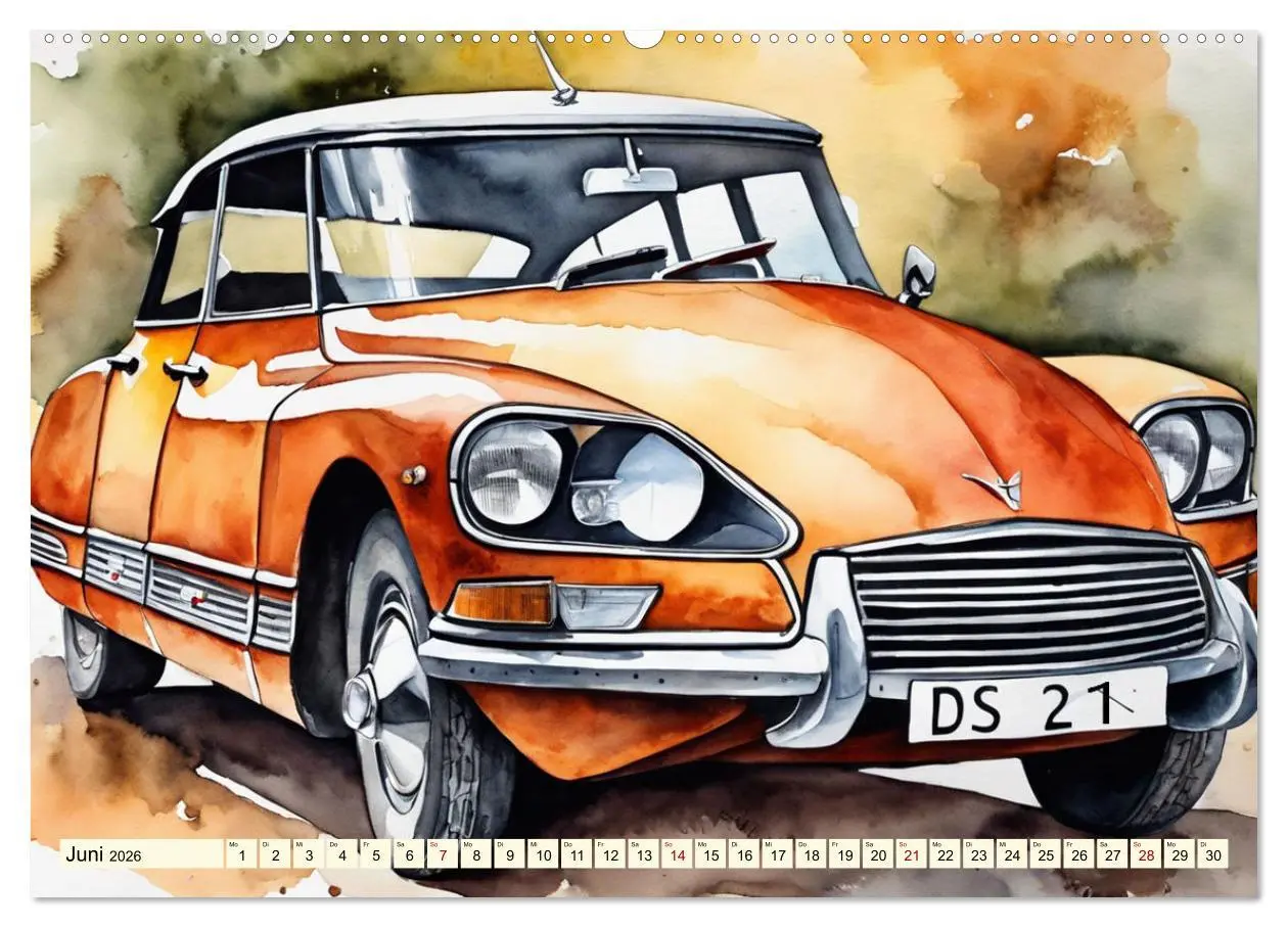 Bild: 9783457428528 | Oldtimer - Kultmodelle aus den 1960er Jahren (Wandkalender 2026 DIN...