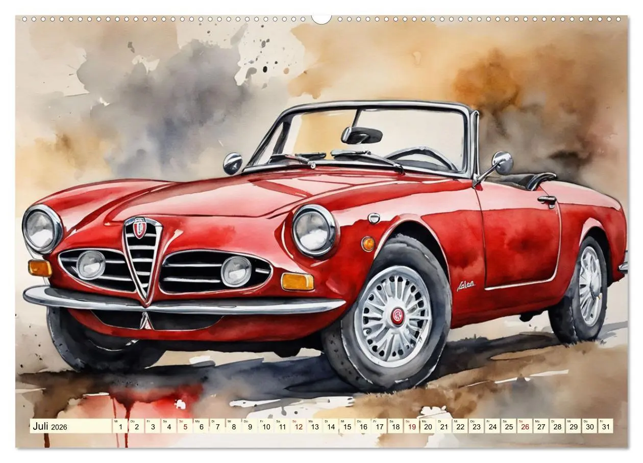 Bild: 9783457428528 | Oldtimer - Kultmodelle aus den 1960er Jahren (Wandkalender 2026 DIN...