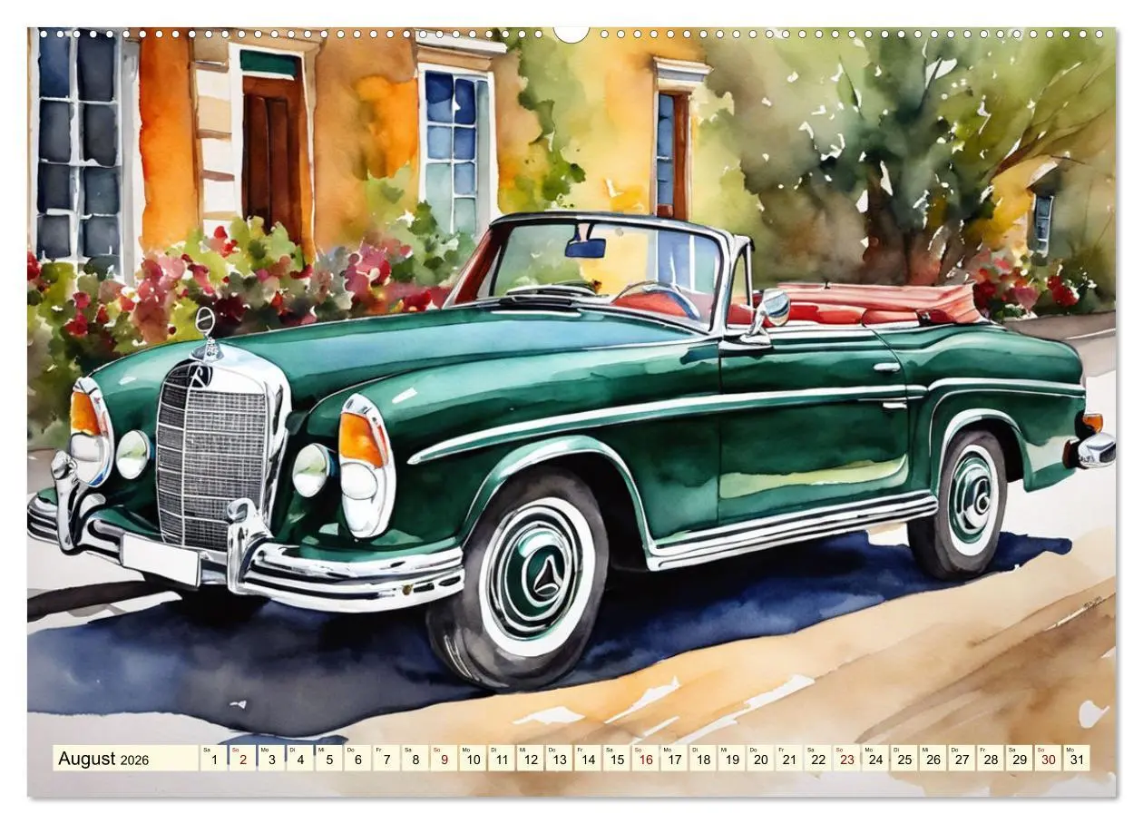 Bild: 9783457428528 | Oldtimer - Kultmodelle aus den 1960er Jahren (Wandkalender 2026 DIN...