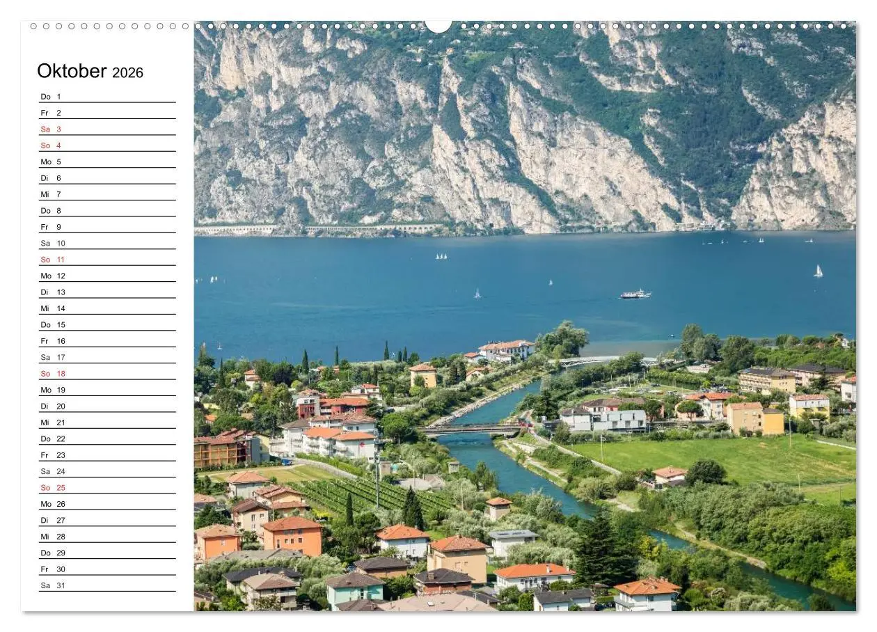 Bild: 9783457978528 | WUNDERBARER GARDASEE Riva del Garda und Torbole (Wandkalender 2026...