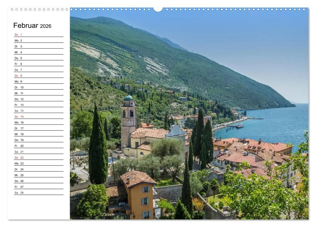 Bild: 9783457978528 | WUNDERBARER GARDASEE Riva del Garda und Torbole (Wandkalender 2026...