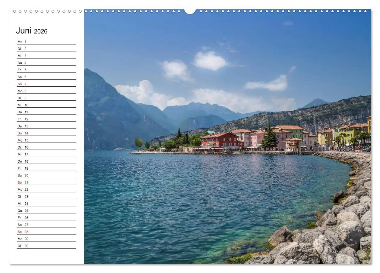 Bild: 9783457978528 | WUNDERBARER GARDASEE Riva del Garda und Torbole (Wandkalender 2026...