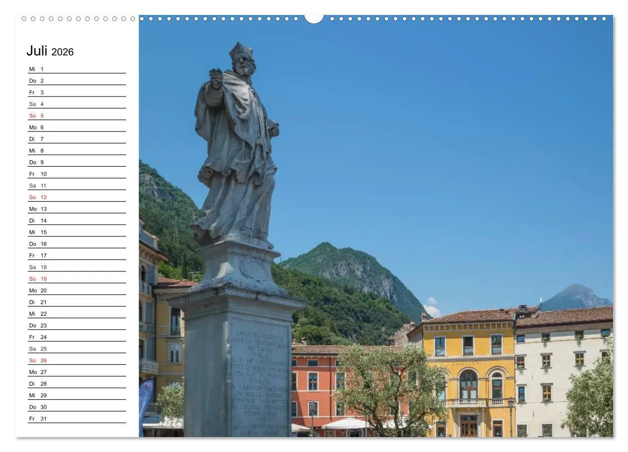 Bild: 9783457978528 | WUNDERBARER GARDASEE Riva del Garda und Torbole (Wandkalender 2026...