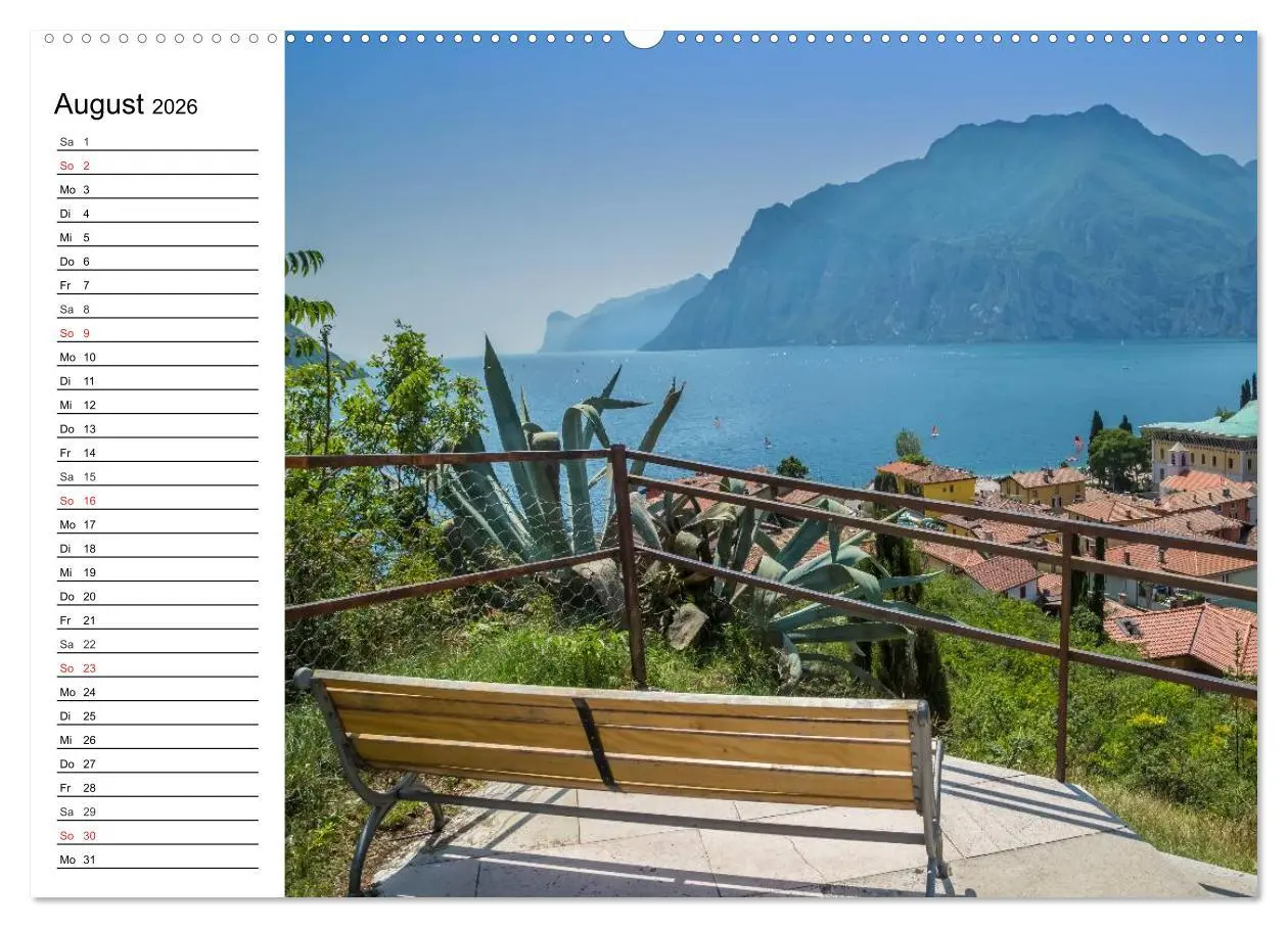 Bild: 9783457978528 | WUNDERBARER GARDASEE Riva del Garda und Torbole (Wandkalender 2026...