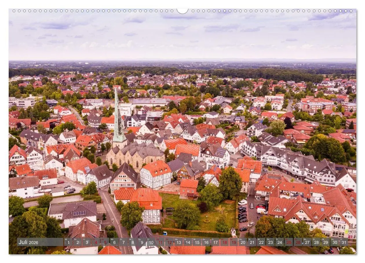 Bild: 9783516688528 | Ein Blick auf Delbrück (hochwertiger Premium Wandkalender 2026 DIN...