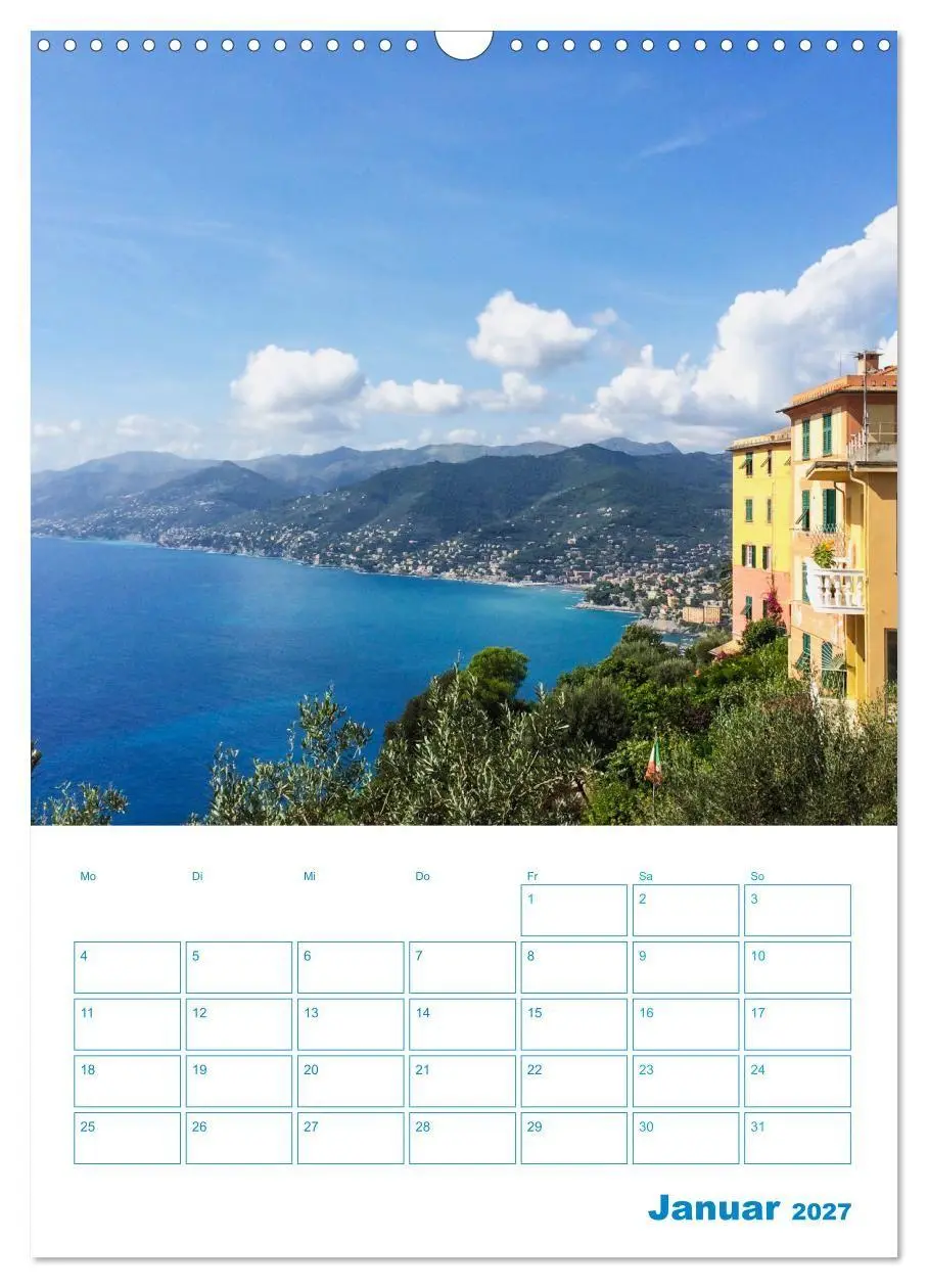 Bild: 9783569468528 | Blauer Ligurien Sommer (Wandkalender 2027 DIN A3 hoch), CALVENDO...