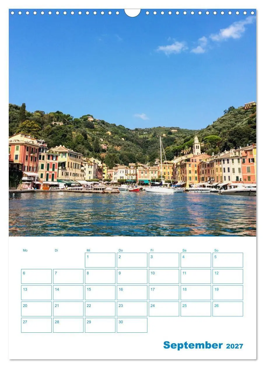 Bild: 9783569468528 | Blauer Ligurien Sommer (Wandkalender 2027 DIN A3 hoch), CALVENDO...