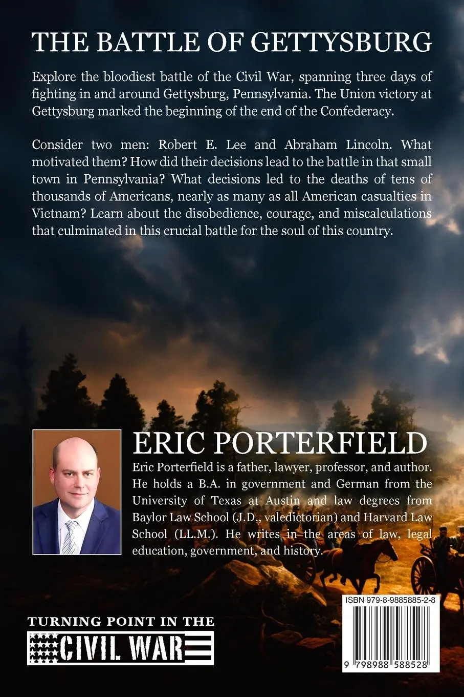 Rückseite: 9798988588528 | The Battle of Gettysburg | Eric Porterfield | Taschenbuch | Englisch