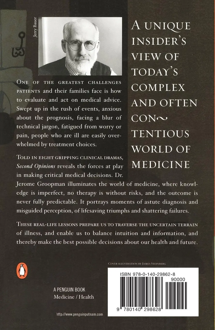 Rückseite: 9780140298628 | Second Opinions | Jerome Groopman | Taschenbuch | Englisch | 2001