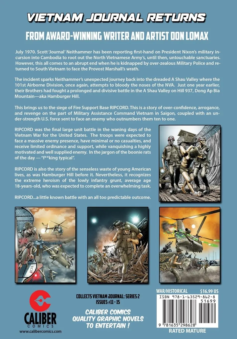Rückseite: 9781635298628 | Vietnam Journal - Series 2 | Volume 3 - Ripcord | Don Lomax | Buch