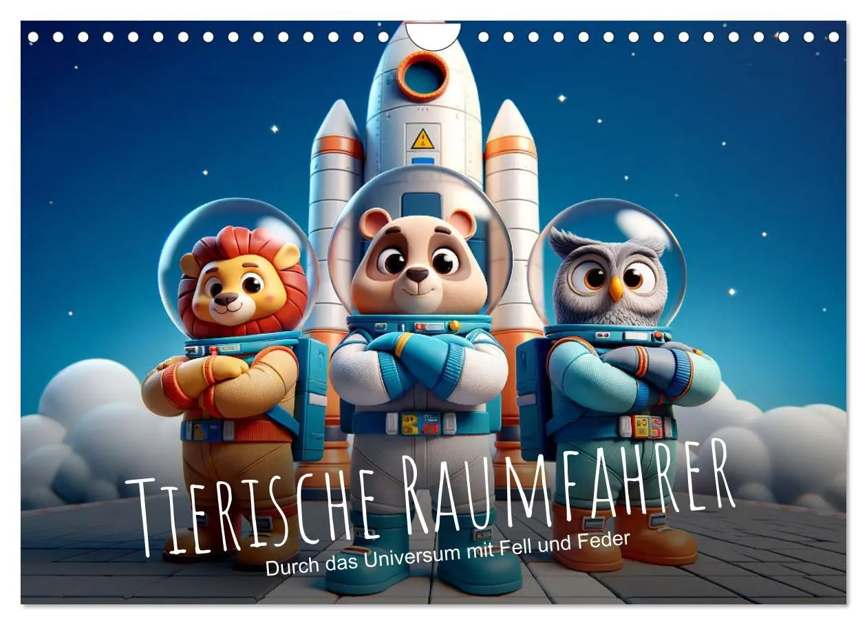 Cover: 9783457348628 | Tierische Raumfahrer: Durch das Universum mit Fell und Feder...