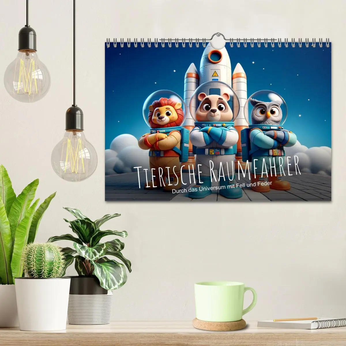 Bild: 9783457348628 | Tierische Raumfahrer: Durch das Universum mit Fell und Feder...