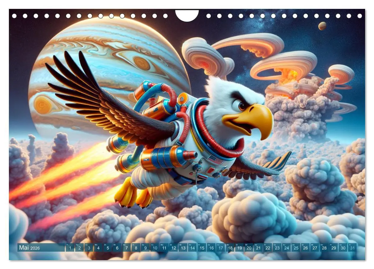 Bild: 9783457348628 | Tierische Raumfahrer: Durch das Universum mit Fell und Feder...