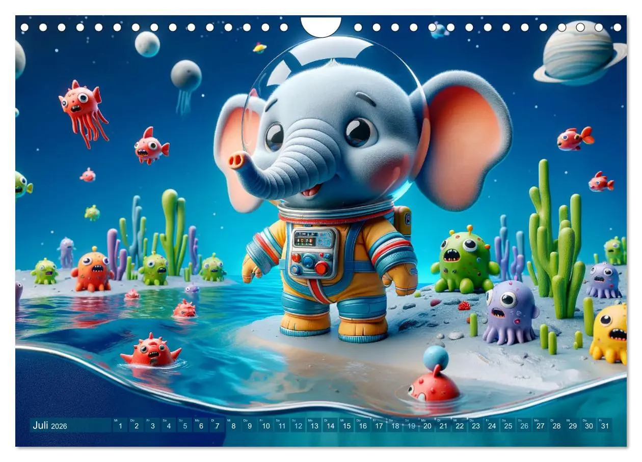 Bild: 9783457348628 | Tierische Raumfahrer: Durch das Universum mit Fell und Feder...