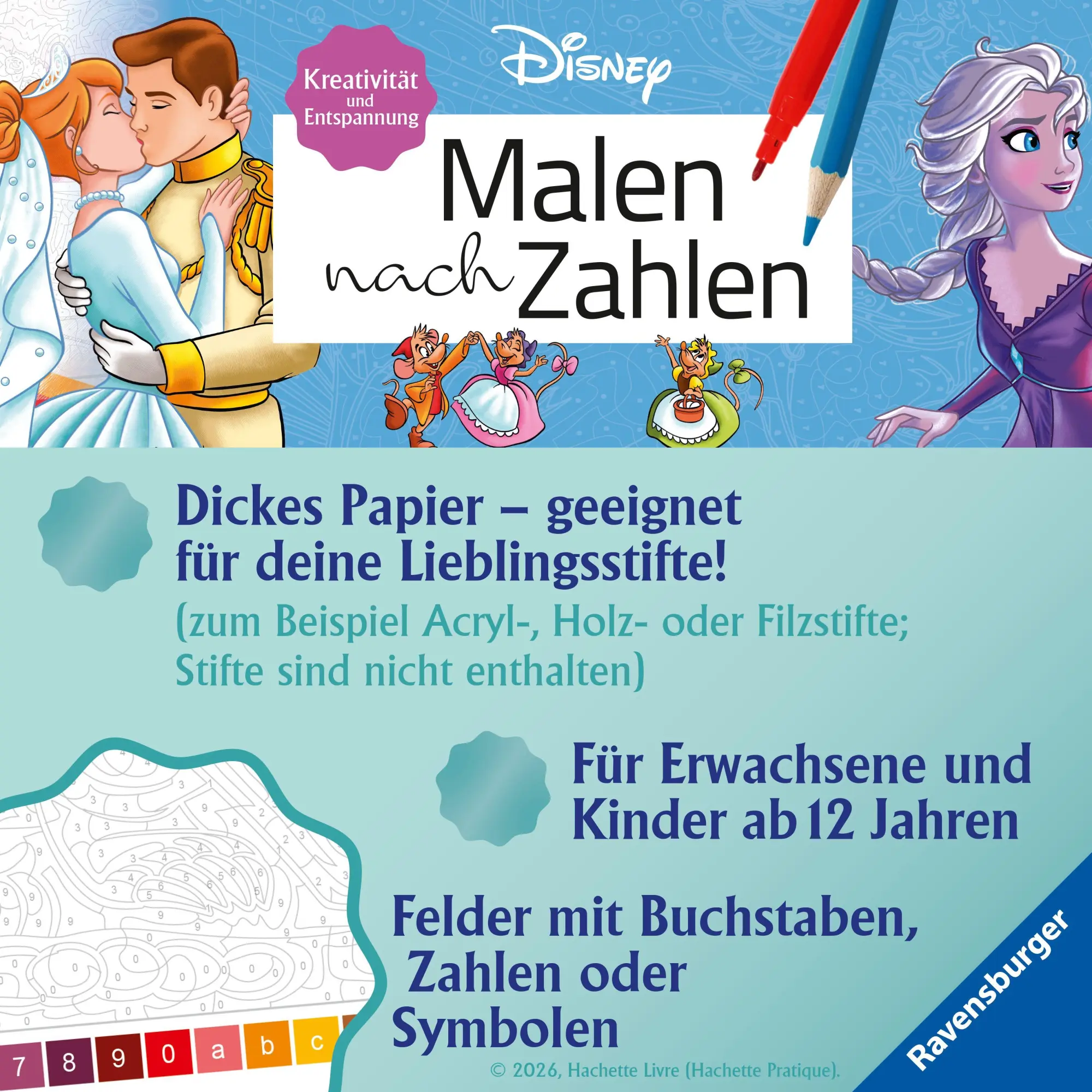 Bild: 9783473498628 | Disney Malen nach Zahlen - Familie | Jérémy Mariez | Taschenbuch
