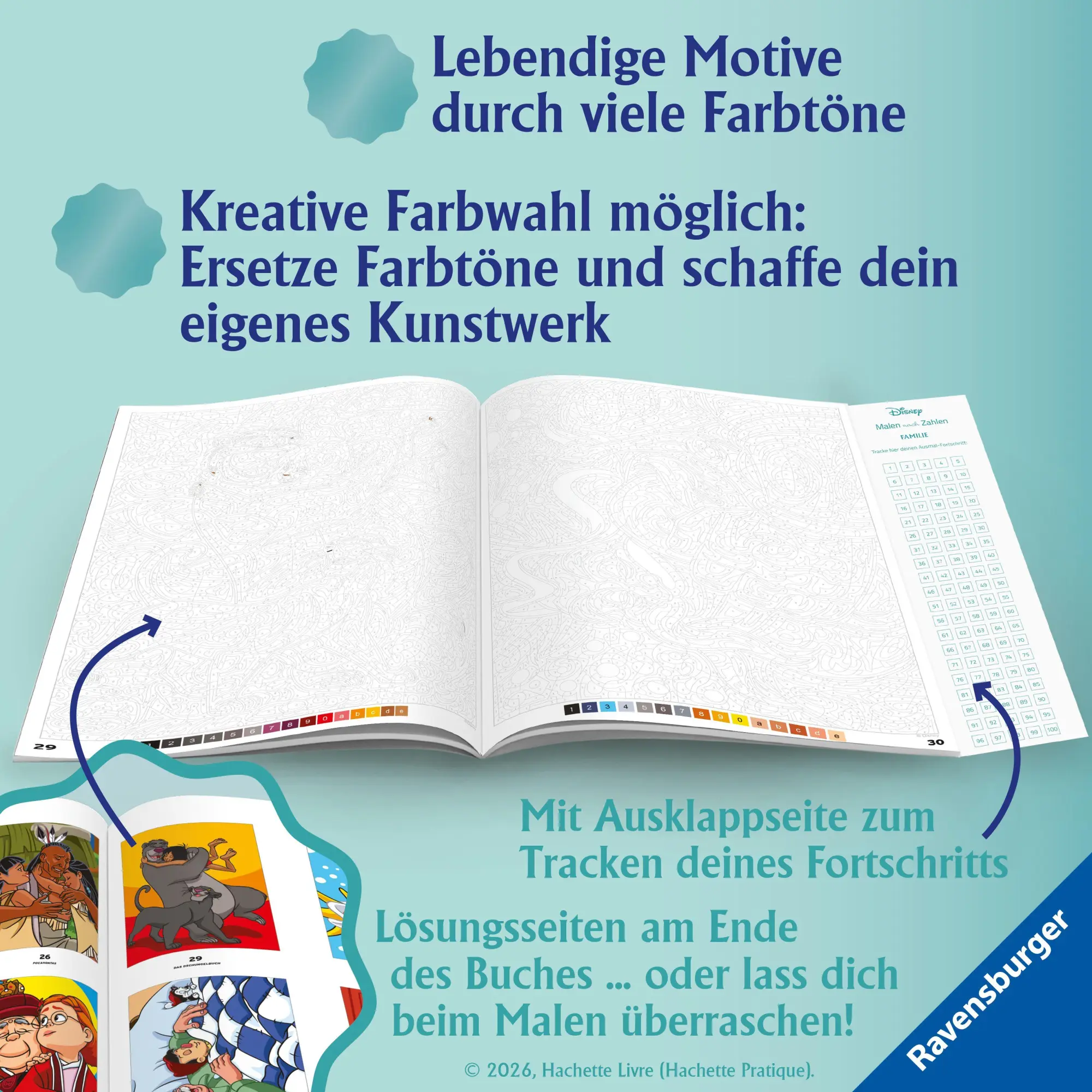 Bild: 9783473498628 | Disney Malen nach Zahlen - Familie | Jérémy Mariez | Taschenbuch
