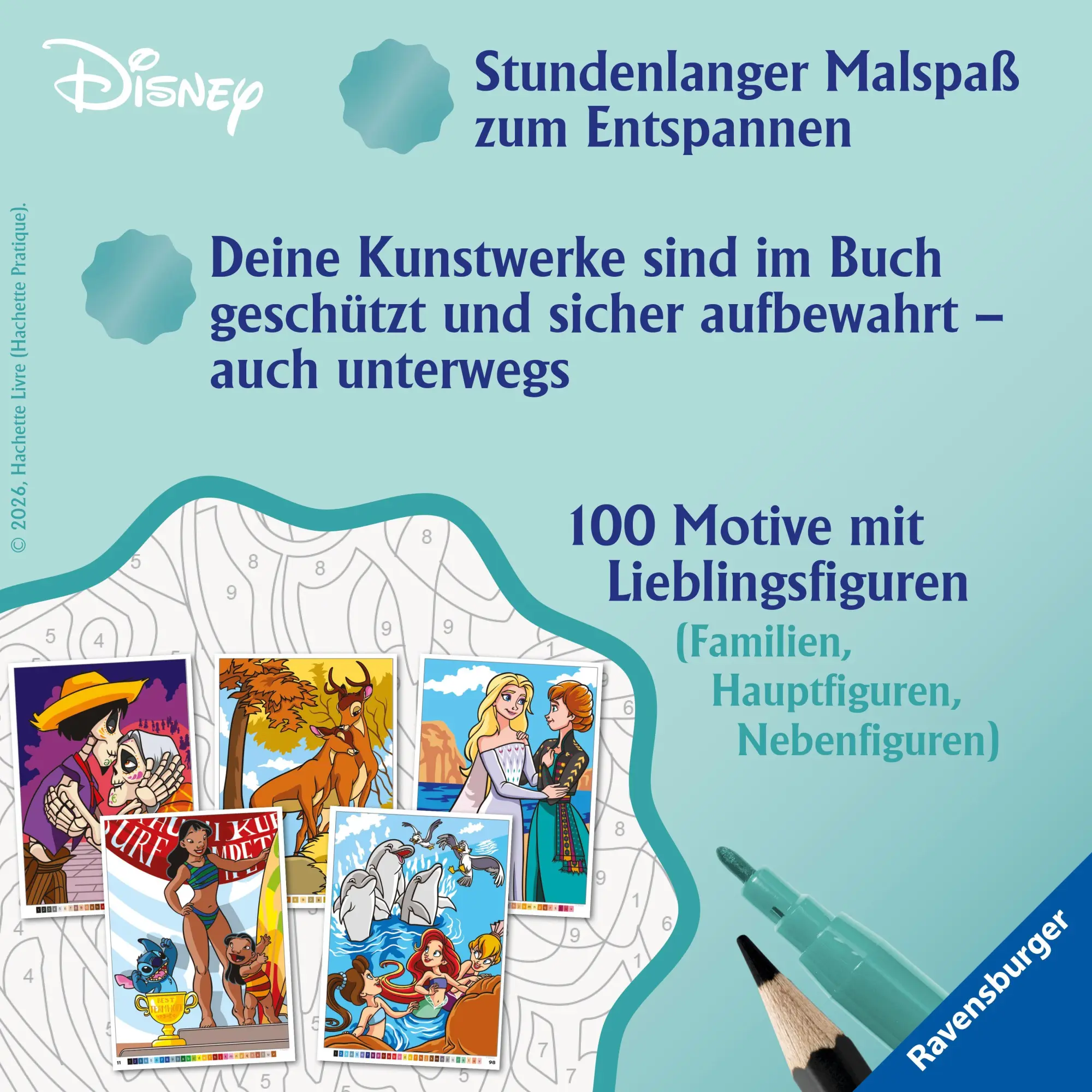 Bild: 9783473498628 | Disney Malen nach Zahlen - Familie | Jérémy Mariez | Taschenbuch