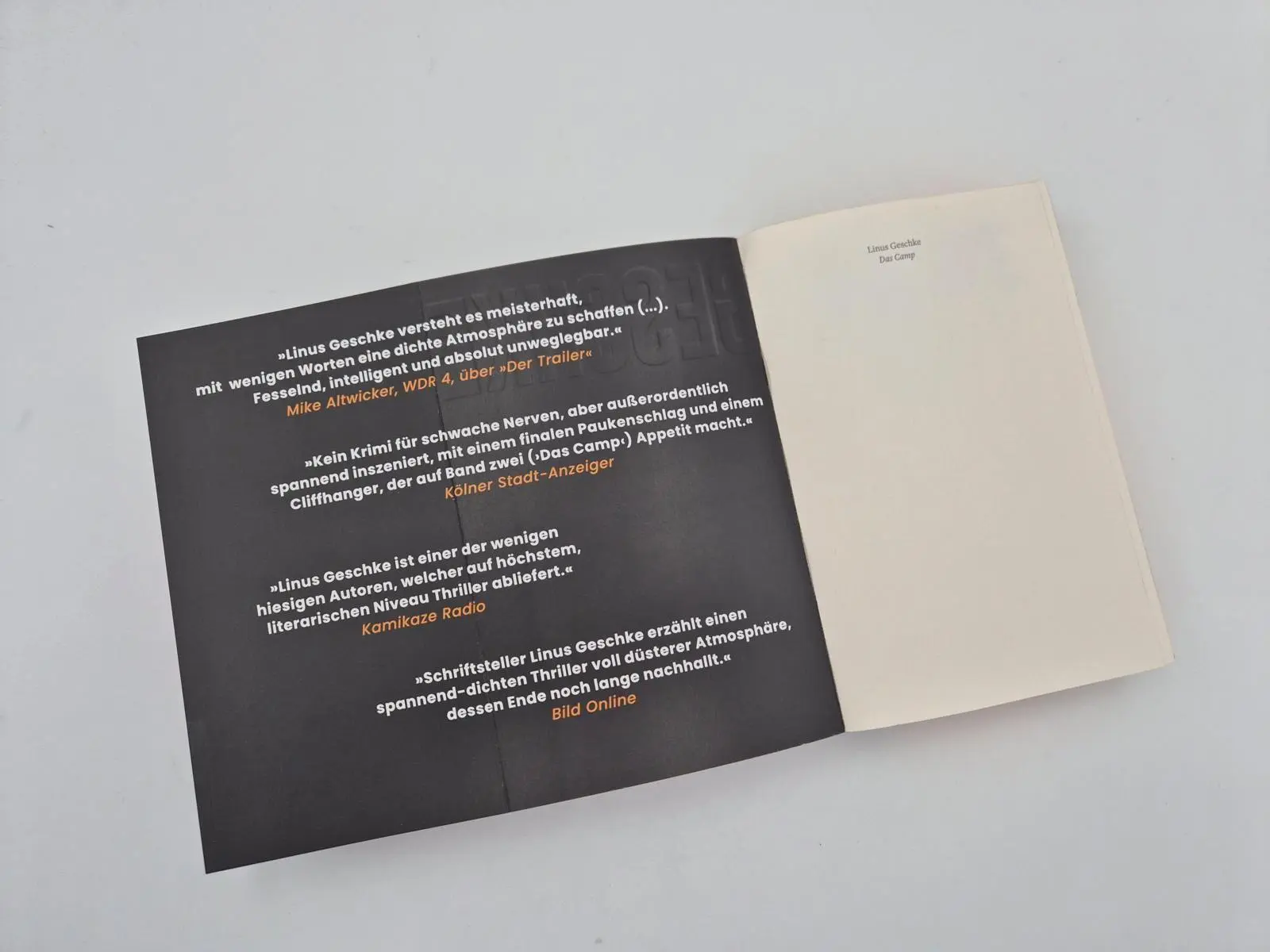 Bild: 9783492068628 | Das Camp | Thriller Der SPIEGEL-Bestseller #1 | Linus Geschke | Buch