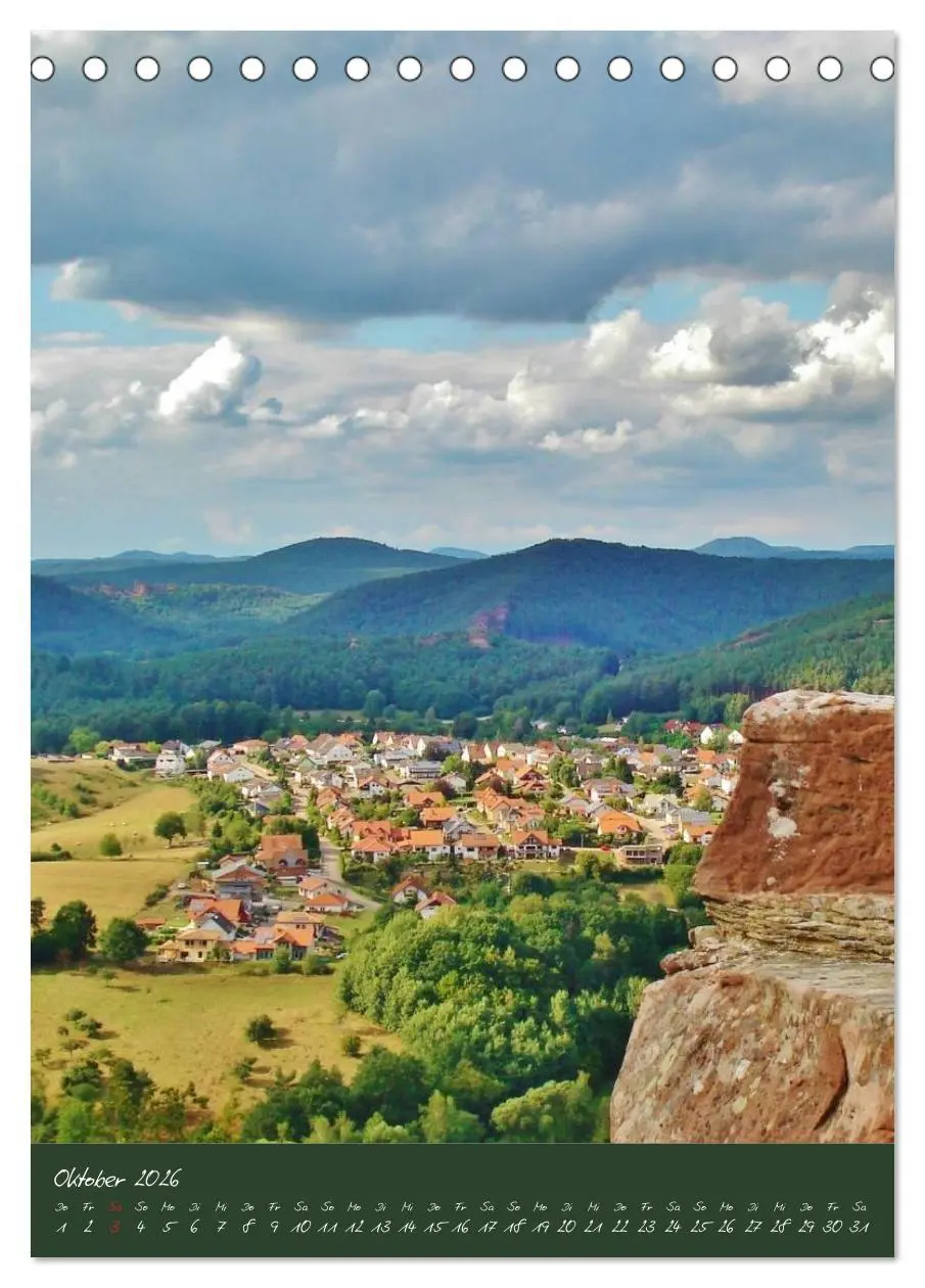 Bild: 9783516438628 | Verwunschene Südpfalz (Tischkalender 2026 DIN A5 hoch), CALVENDO...