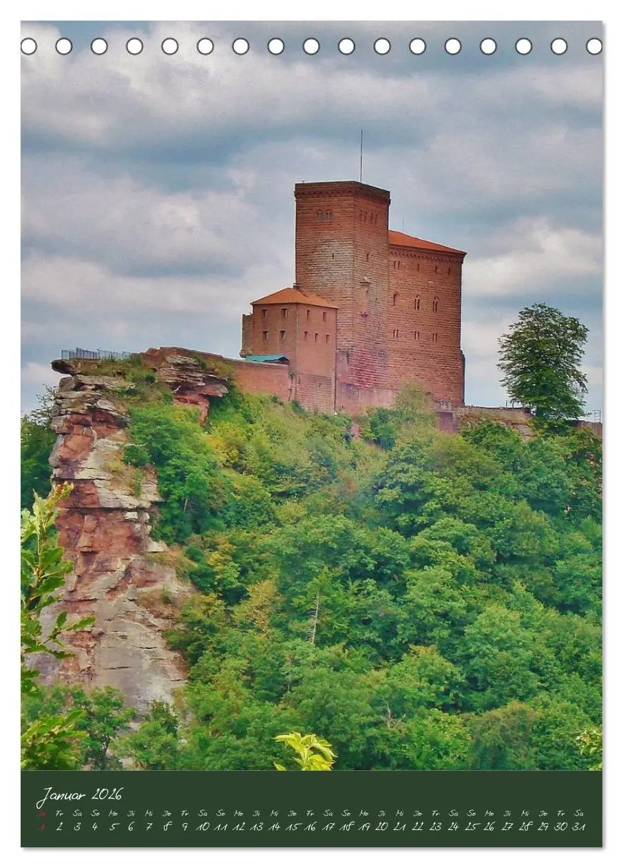 Bild: 9783516438628 | Verwunschene Südpfalz (Tischkalender 2026 DIN A5 hoch), CALVENDO...