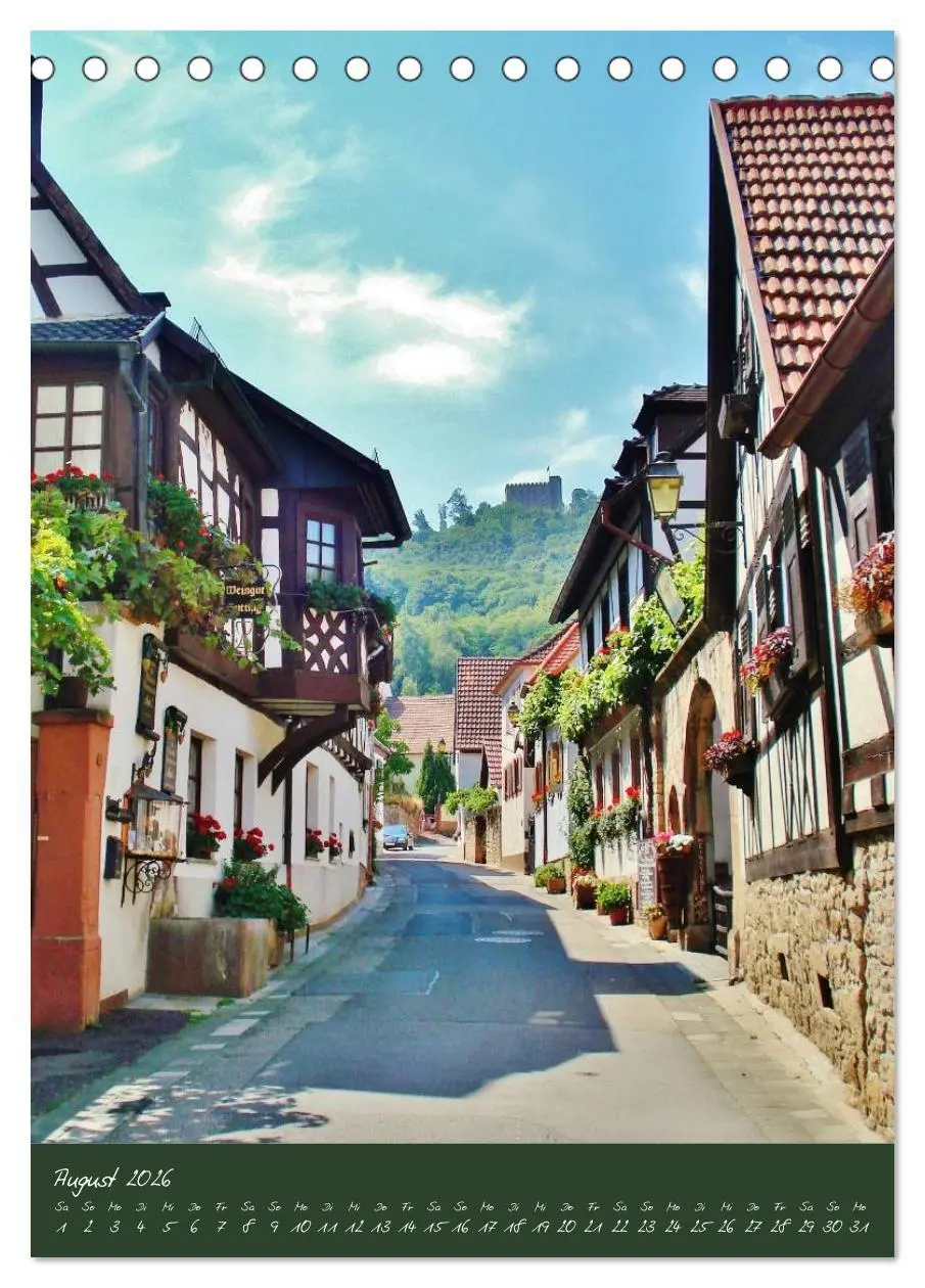 Bild: 9783516438628 | Verwunschene Südpfalz (Tischkalender 2026 DIN A5 hoch), CALVENDO...