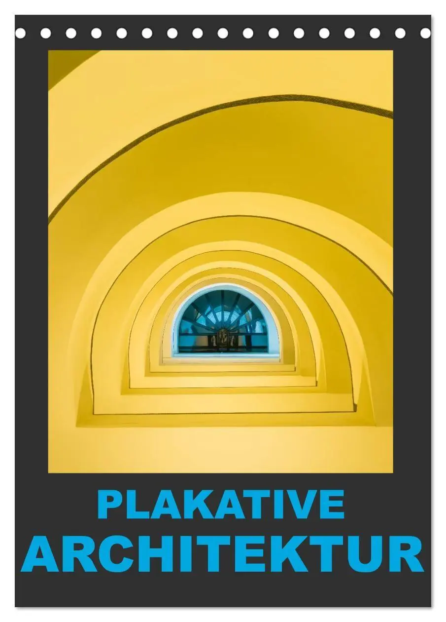 Cover: 9783516678628 | Plakative Architektur (Tischkalender 2026 DIN A5 hoch), CALVENDO...