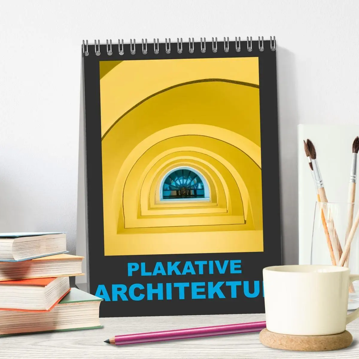 Bild: 9783516678628 | Plakative Architektur (Tischkalender 2026 DIN A5 hoch), CALVENDO...